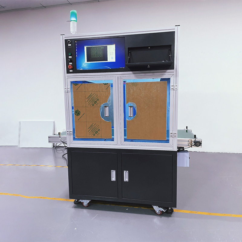 Tester CCD della macchina per la prova di elettrodi positivi e negativi con nastro trasportatore