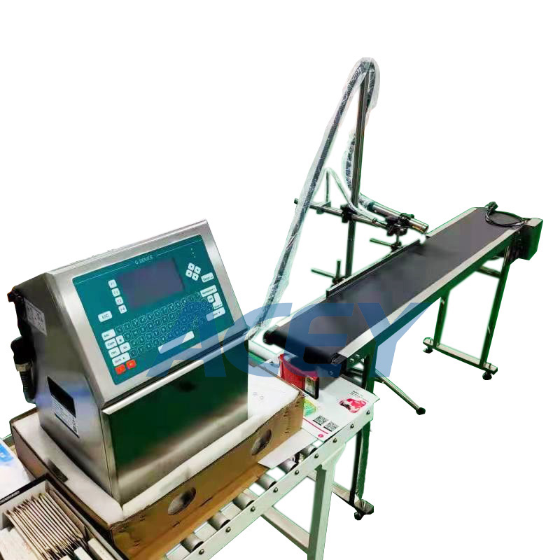 Stampante automatica per codici batch a getto d'inchiostro Stampante per codici carattere data
 