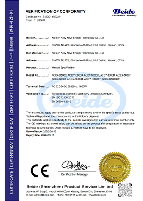 CE CERTIFICATE